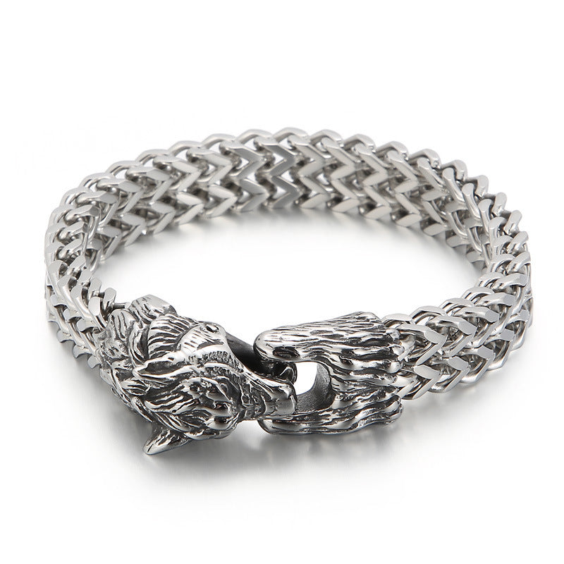 Stainless Steel Cast Animal Retro Personalized Bracelet