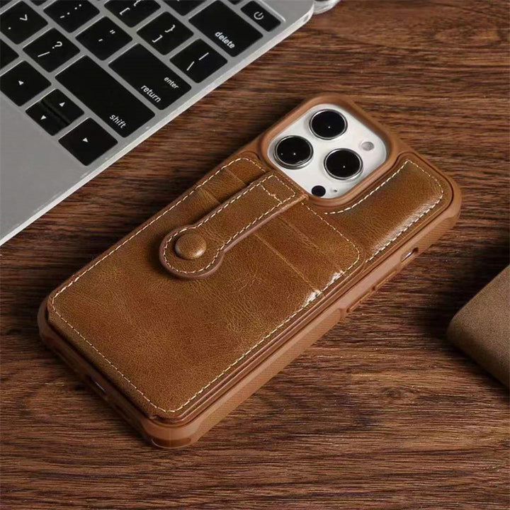 Leather Card Flip Stand Phone Case Cover