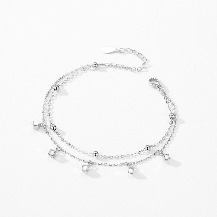 Fashion Double-layer Square Bracelet For Women