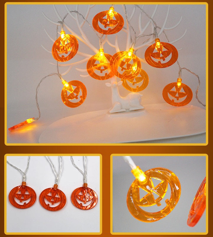 Decorare de Halloween Pumpkin Lead Lead Light Lantern