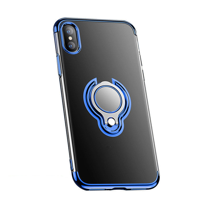 Magnetic Ring Electroplating Car Phone Case