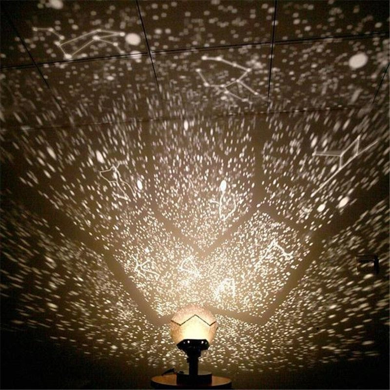 LED Starry Sky Projector Lumini de noapte 3D Proiecție de noapte Lampă de noapte USB încărcare acasă planetariu pentru copii decorațiuni dormitor iluminat