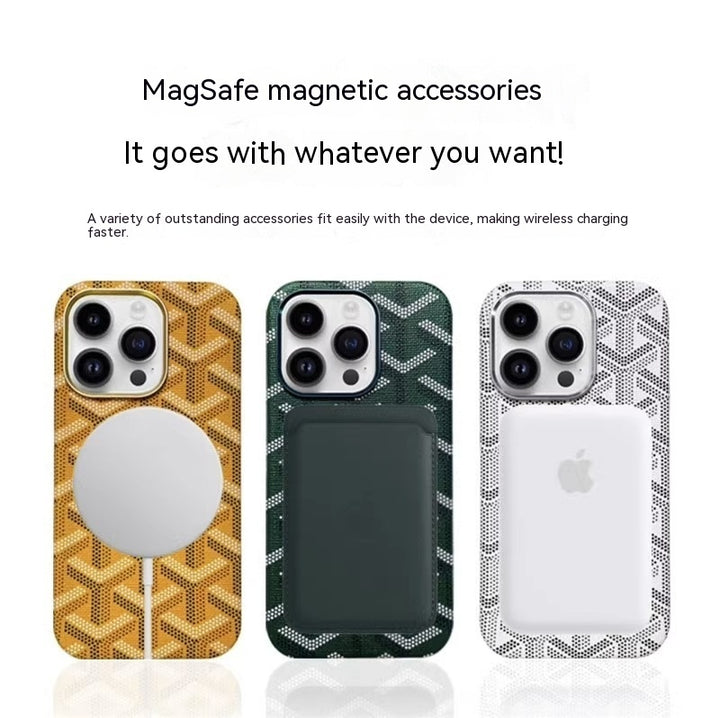 Leather Phone Case Magnetic All-inclusive Drop-resistant Protective Case