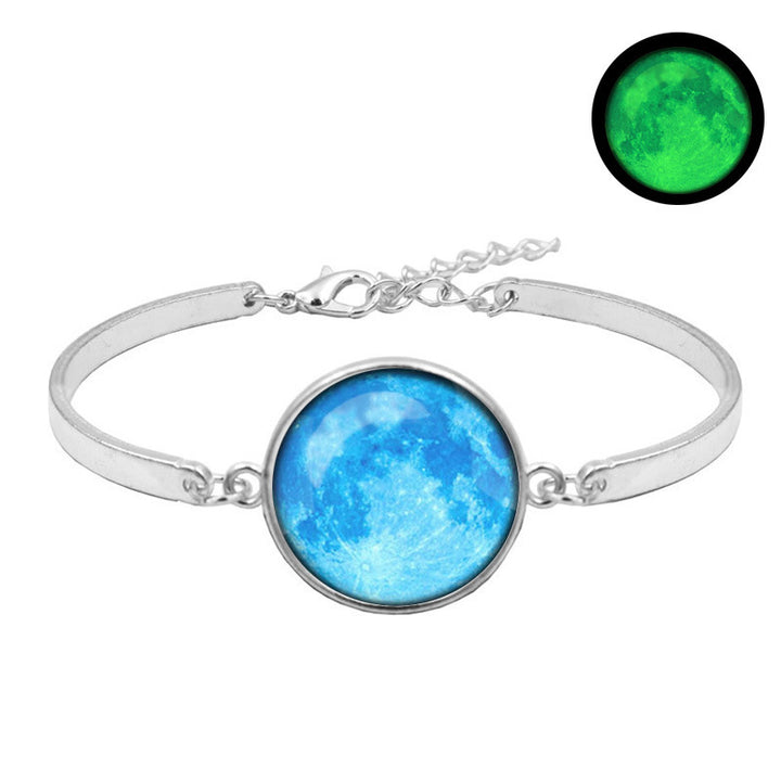 Galaxy Moon Time Gemstone Luminous Bracelet