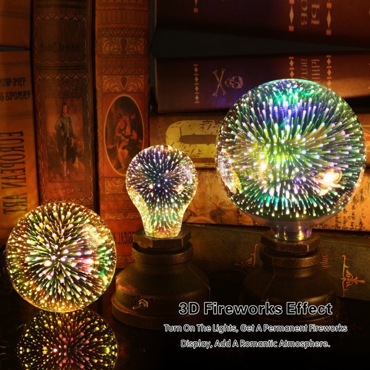 3d Fireworks bec decorative Lumini de Crăciun decorațiuni de Crăciun