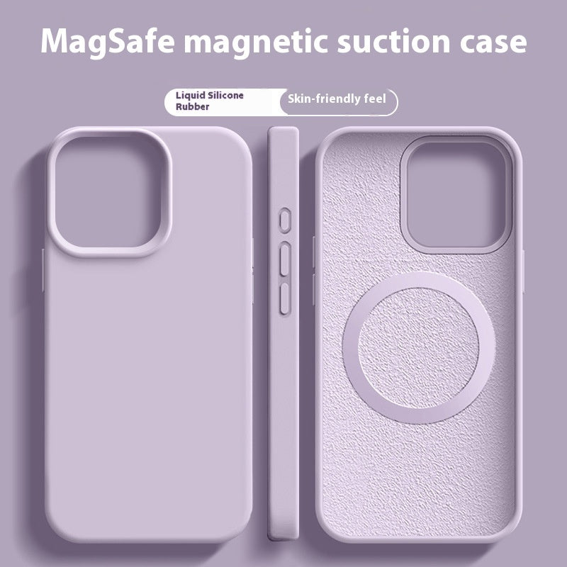 Phone Case Magnetic Liquid Silicone