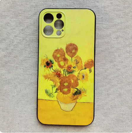 Van Gogh Starry Sky Telefon mobil 3D carcasă moale