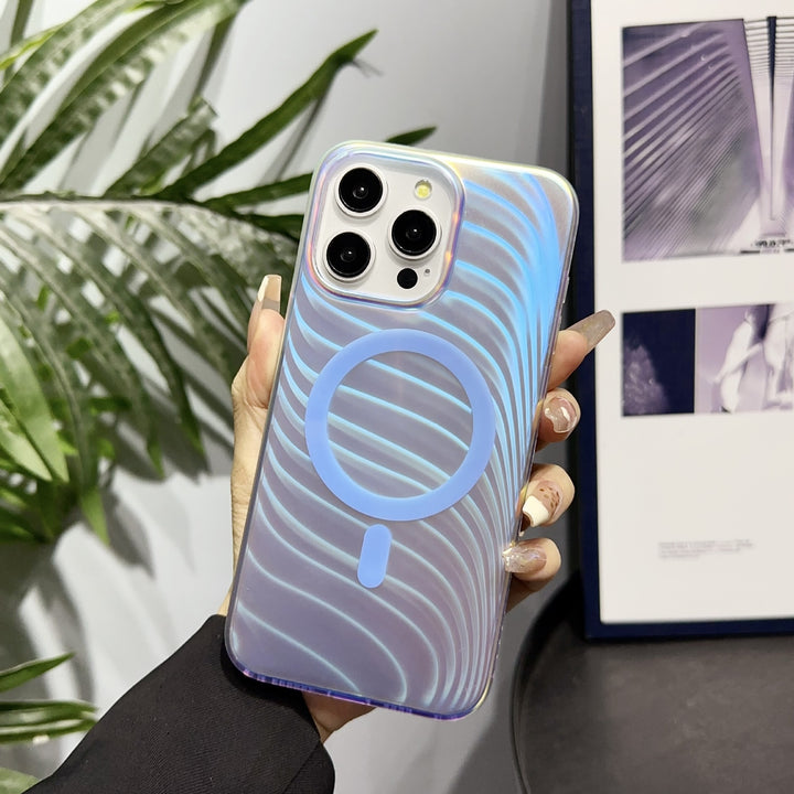 Laser Gradient Drop-resistant Frosted Magnetic Phone Case