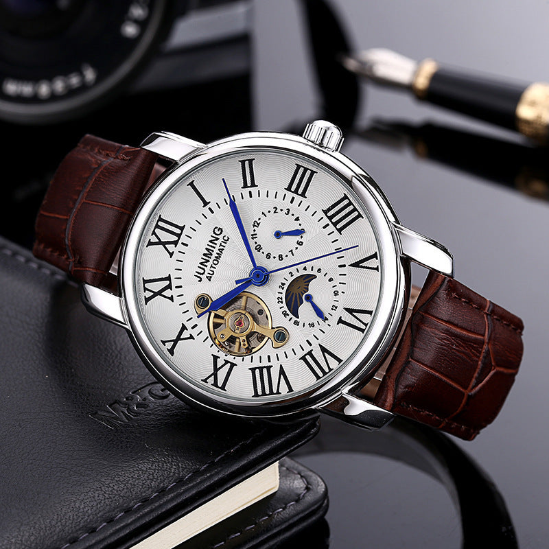 Personaje romane Junming Roman’s Meny Mechanical Watch Ipelfroof