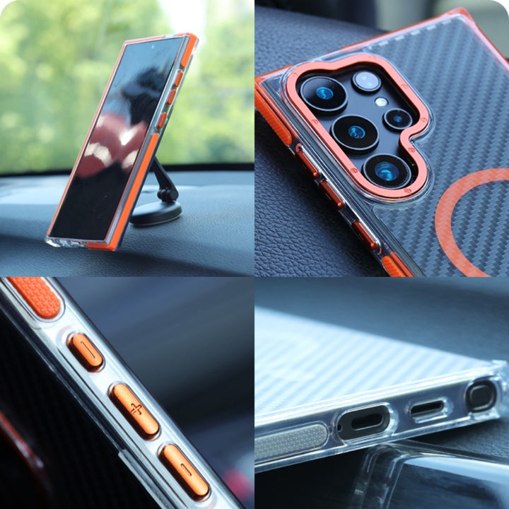 Carbon Fiber Pattern Drop-resistant Anti-slip Anti-fingerprint Phone Case