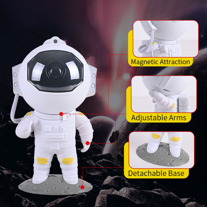 Galaxy Star Projector Starry Sky Night Light Lampa Astronaut LAMĂ CAMEREA CAMEREA DECORAREA CAMEREI