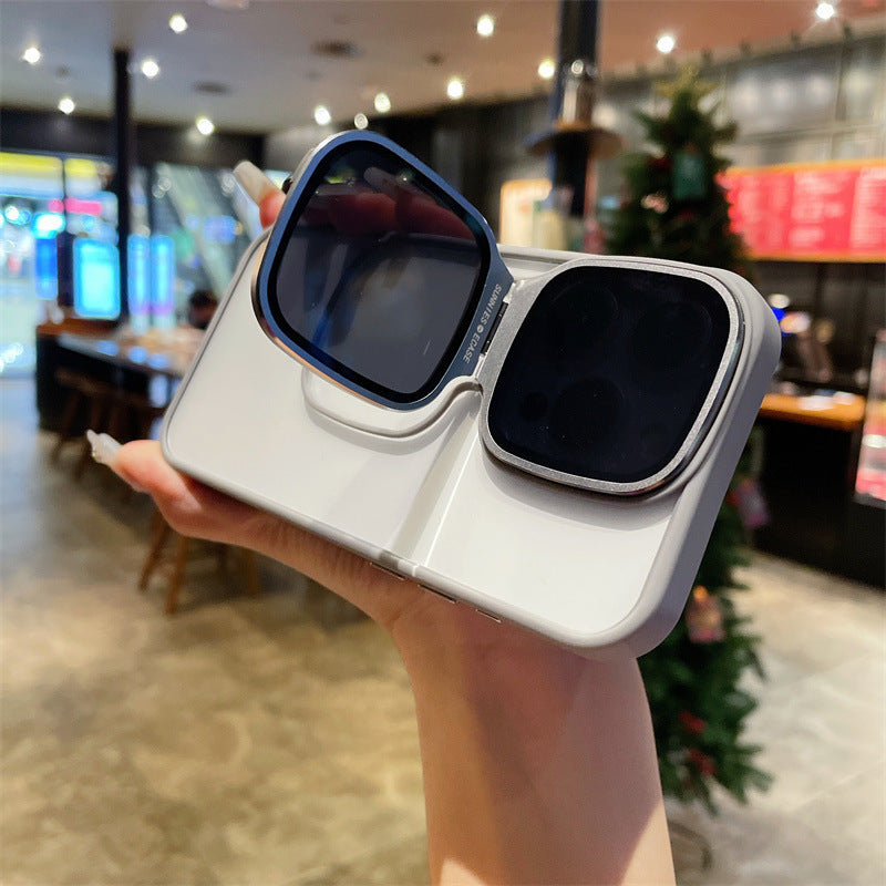 Lens Drop Protection High-permeability Acrylic Sunglasses Holder Phone Case