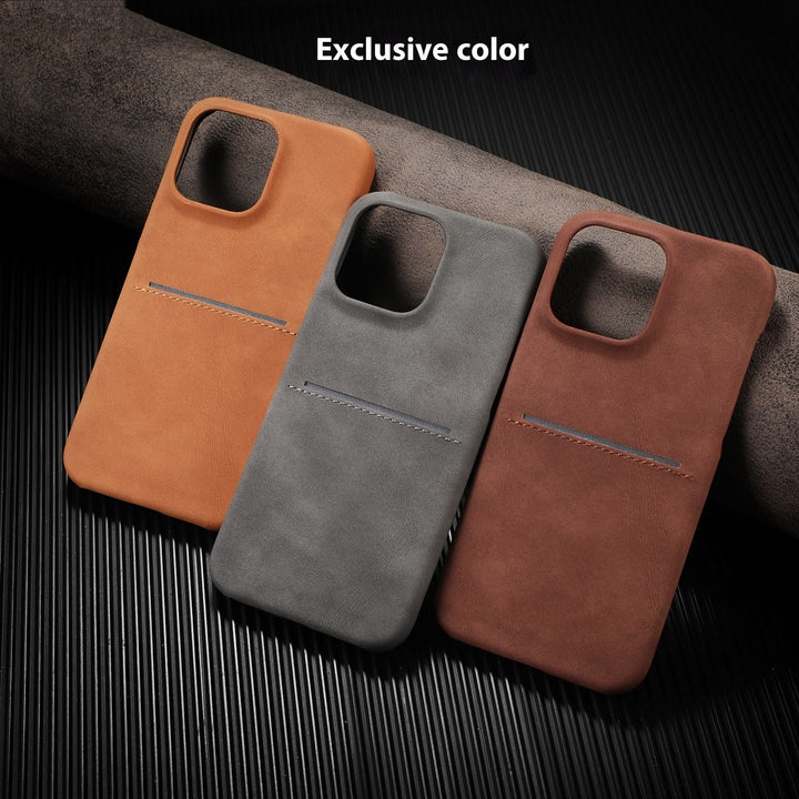 Suitable Phone Case Sheepskin Feeling Business Drop-resistant Protective Cover