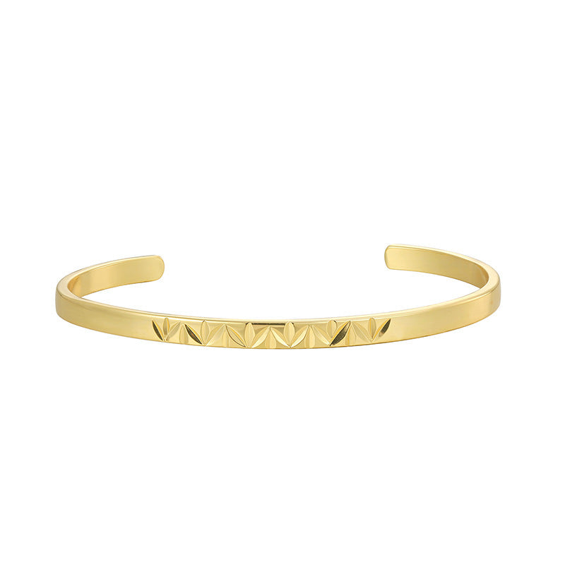 Carven Design Pattern Bracelet Simple Personalized All-match Cold Style