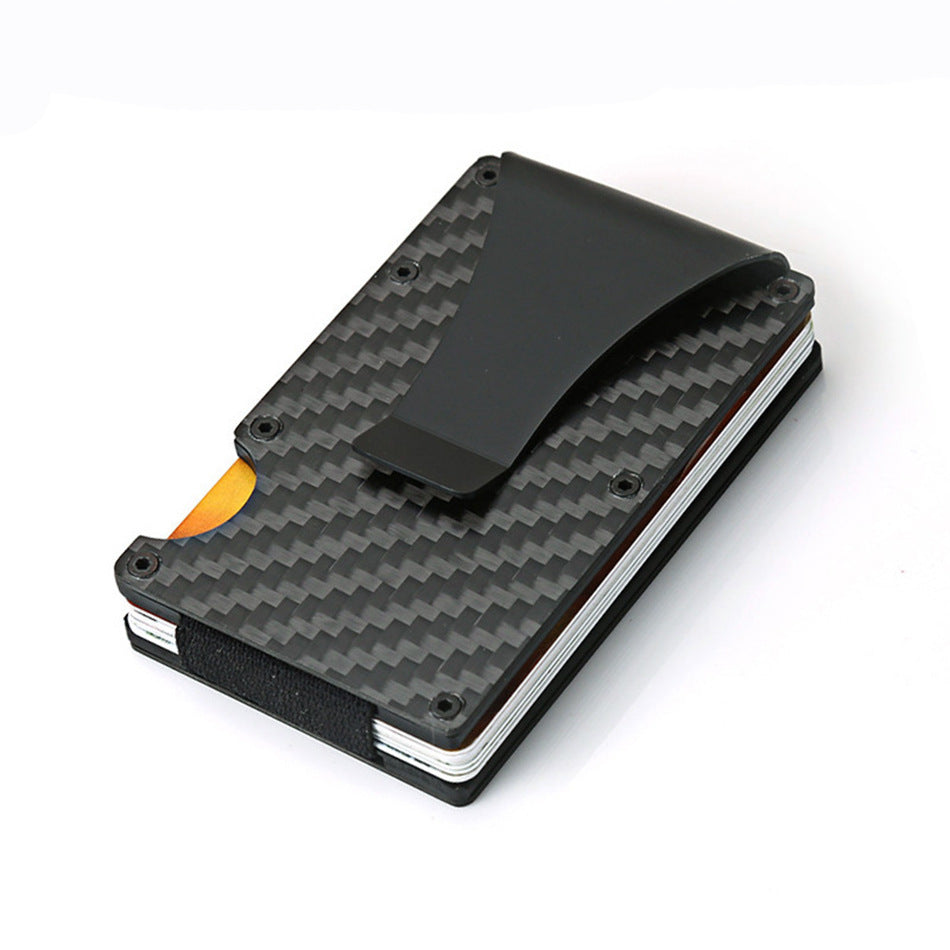 Carbon Fiber Card Package Men's Simplicity Wallet