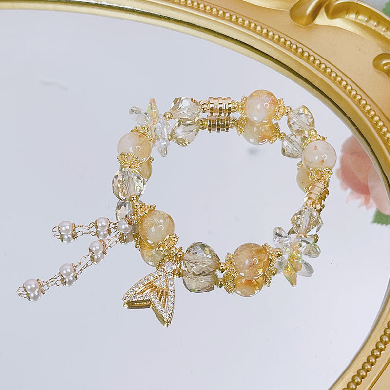 Crystal Mermaid Tail Bracelet Heavy Industry Design