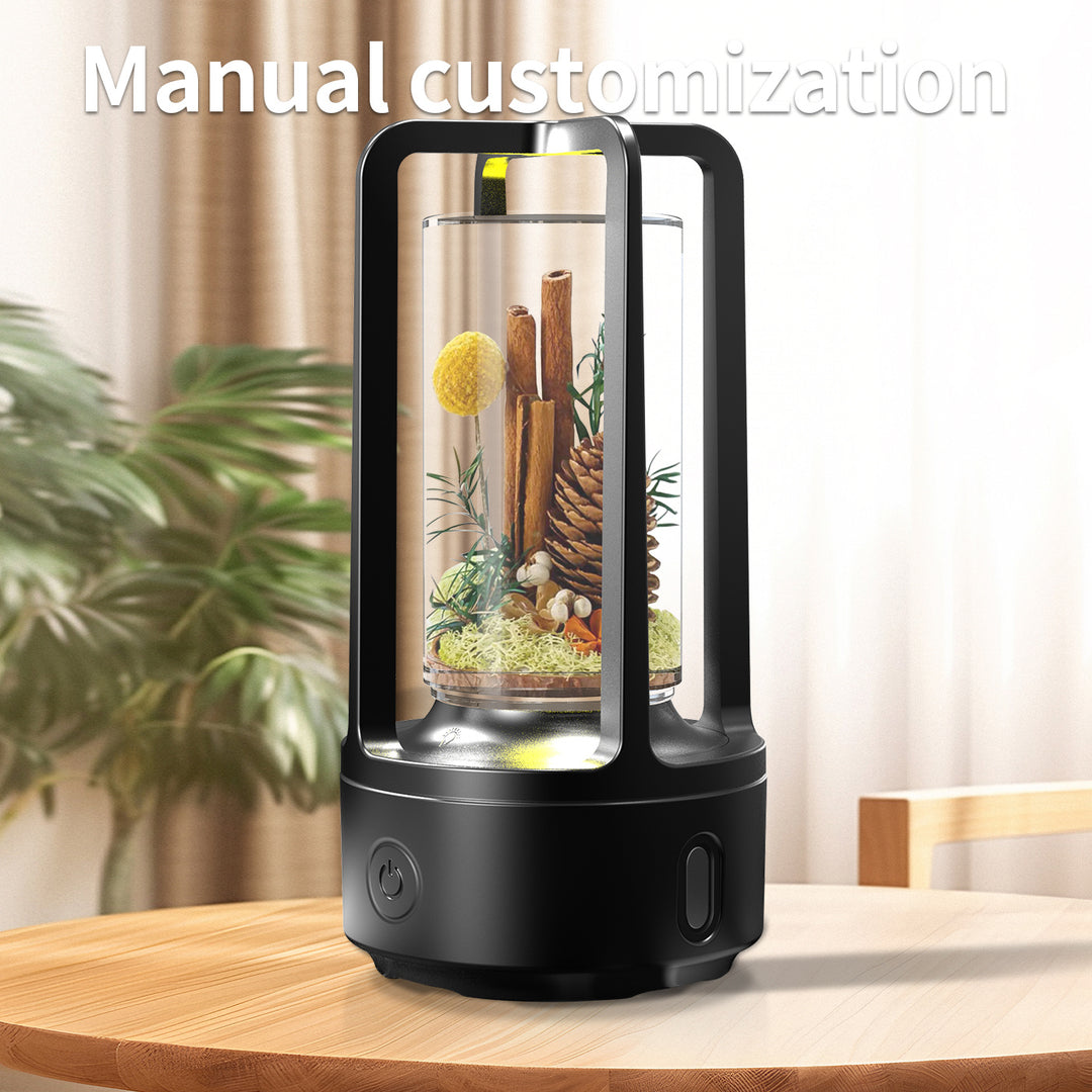 Fără accesorii 2 în 1 Lumină de cristal audio DIY și difuzor Bluetooth Cadou tactil din rășină Lumina de noapte