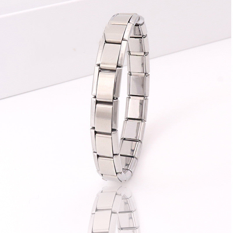 Fashion Bracelet Electroplated Stainless Steel Material Personalized Bracelet Removable