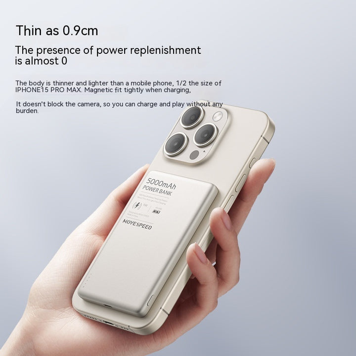 Viteză 5000 mA Bank Power Bank Ultra-Thin Transparent