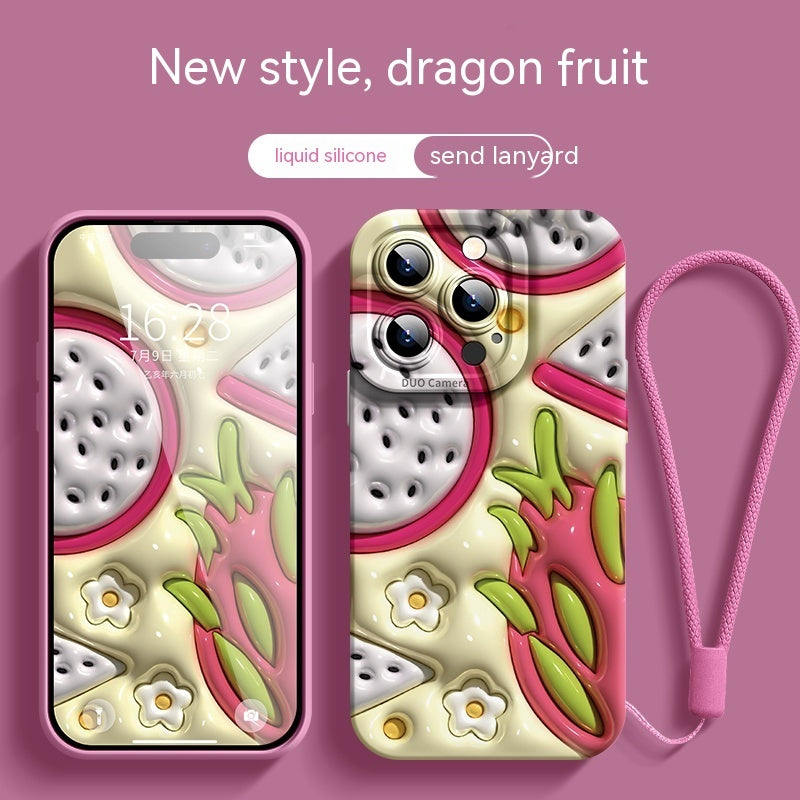 Three-dimensional Mango Suitable For Mobile Phone Case