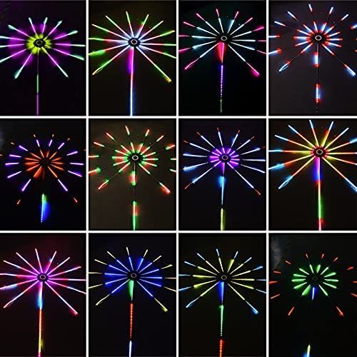 Lumini de artificii LED Muzică Muzică Sonor Sincronizare Culoare Schimbare LED LED LED Lumina pentru petrecere în cameră