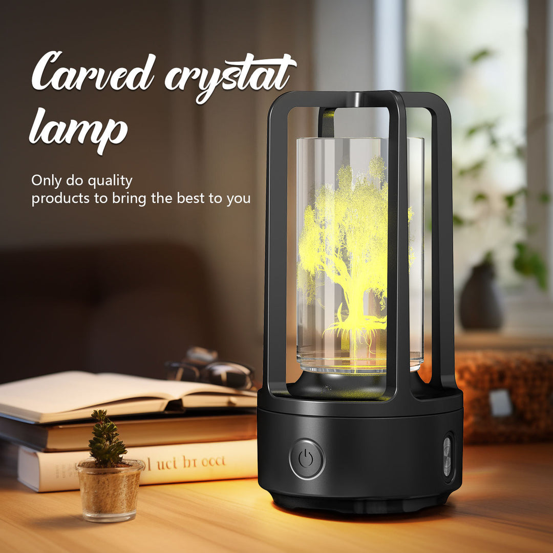 Creative 2 în 1 lampă de cristal acrilic audio și difuzor Bluetooth de Ziua Îndrăgostiților, cadou de noapte