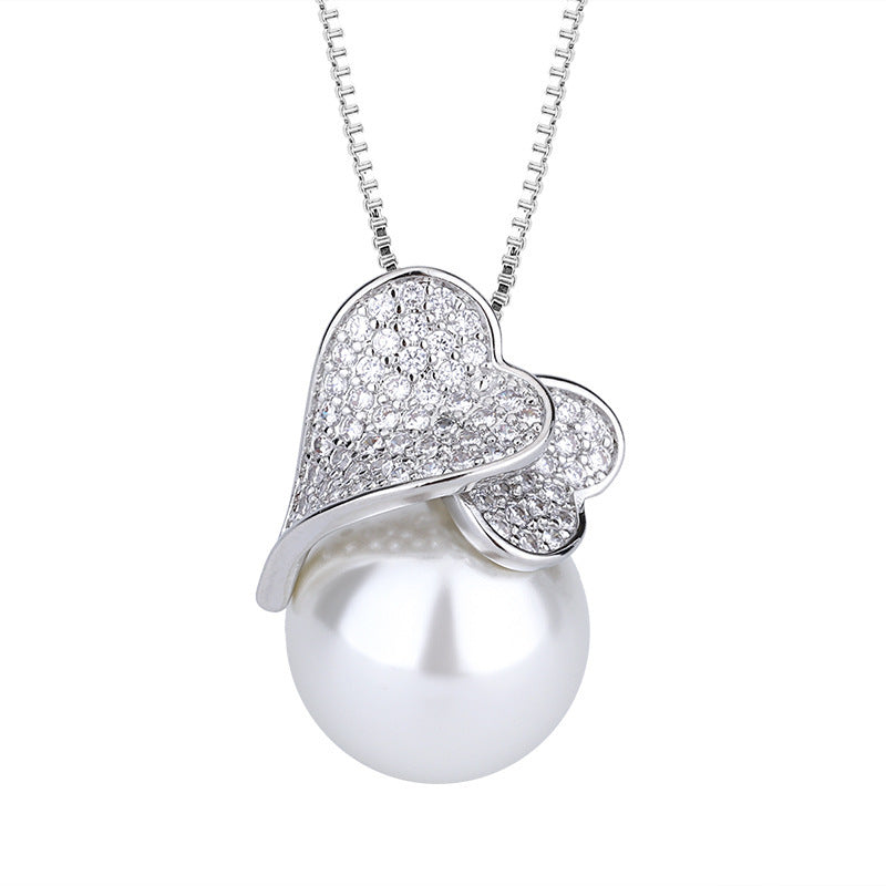 Jewelry Suit Natural Freshwater Pearl Pendant