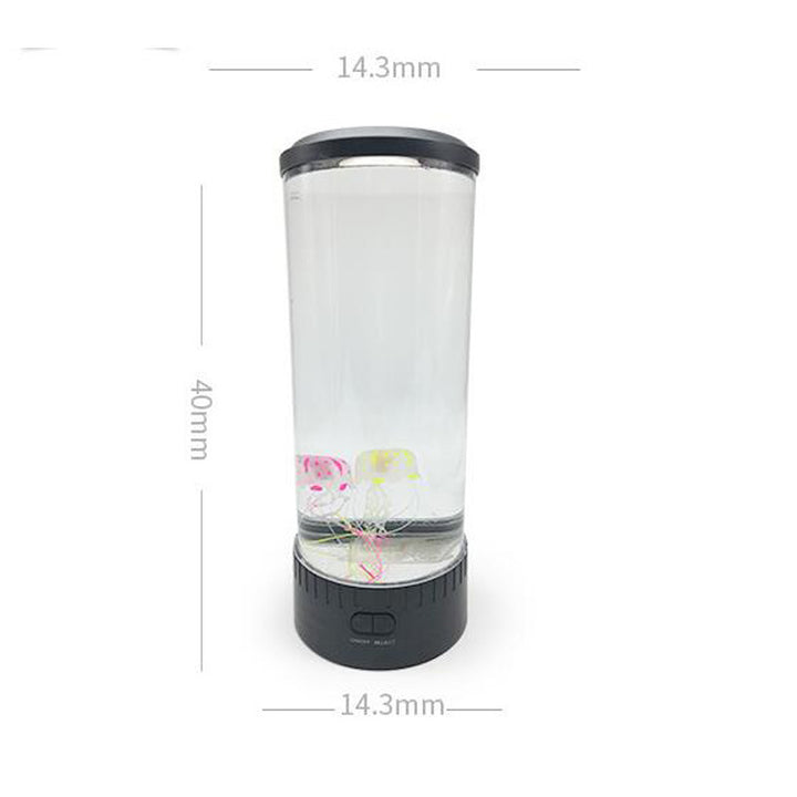 LED Jellyfish Aquarium Lamp Night Light USB Powered