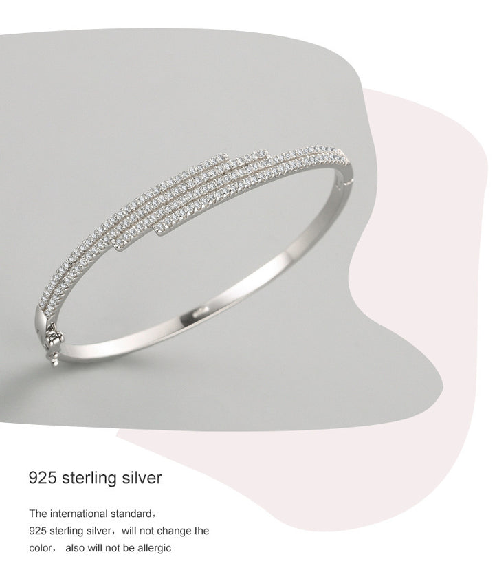 Fashion Line S925 Silver Bracelet For Women