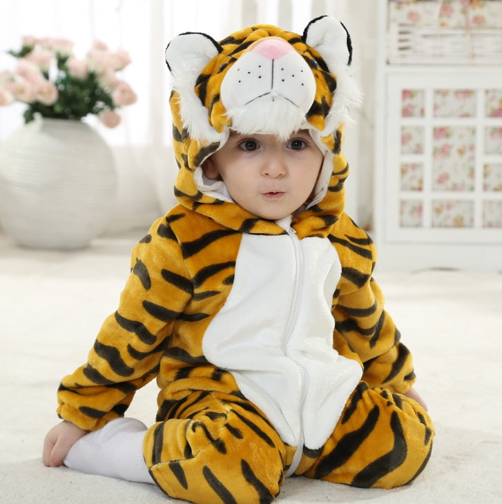 Baby onesies spring and autumn animal styling robes boys and girls climbing clothes