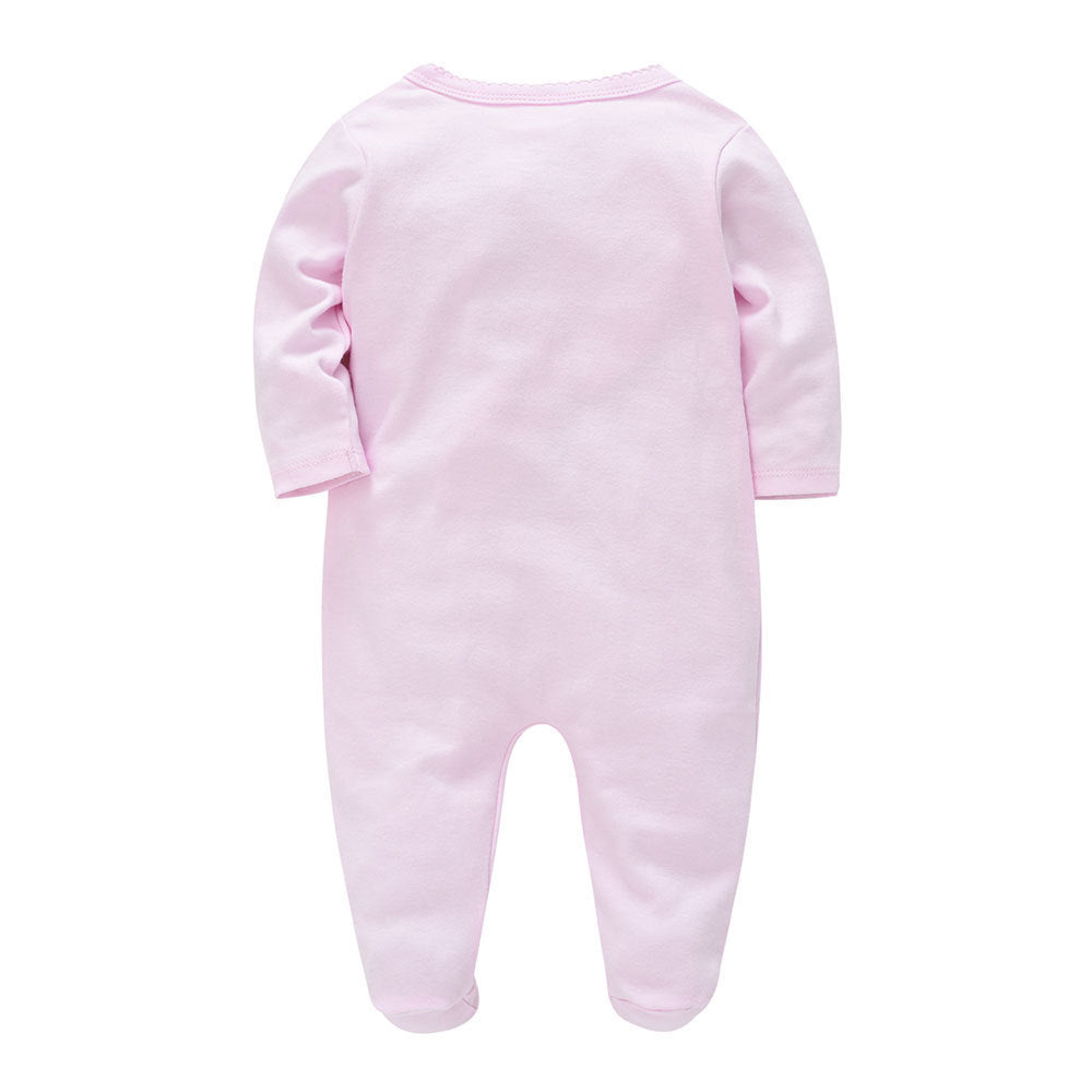 Baby long-sleeved cotton romper