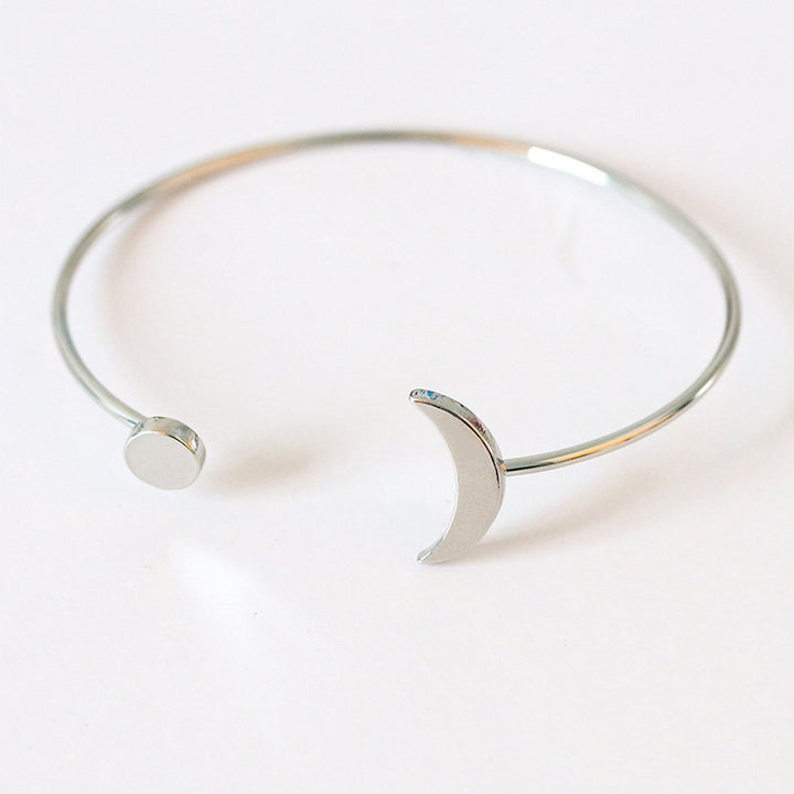 Women's Fashion Sun Moon Opening Adjustable Bracelet