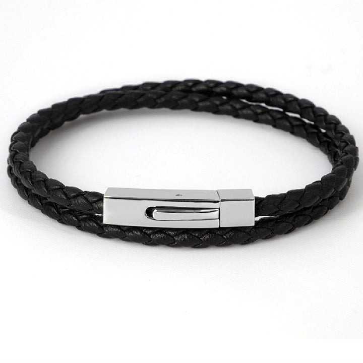 Fashion Men's Retro Genuine Leather Bracelet