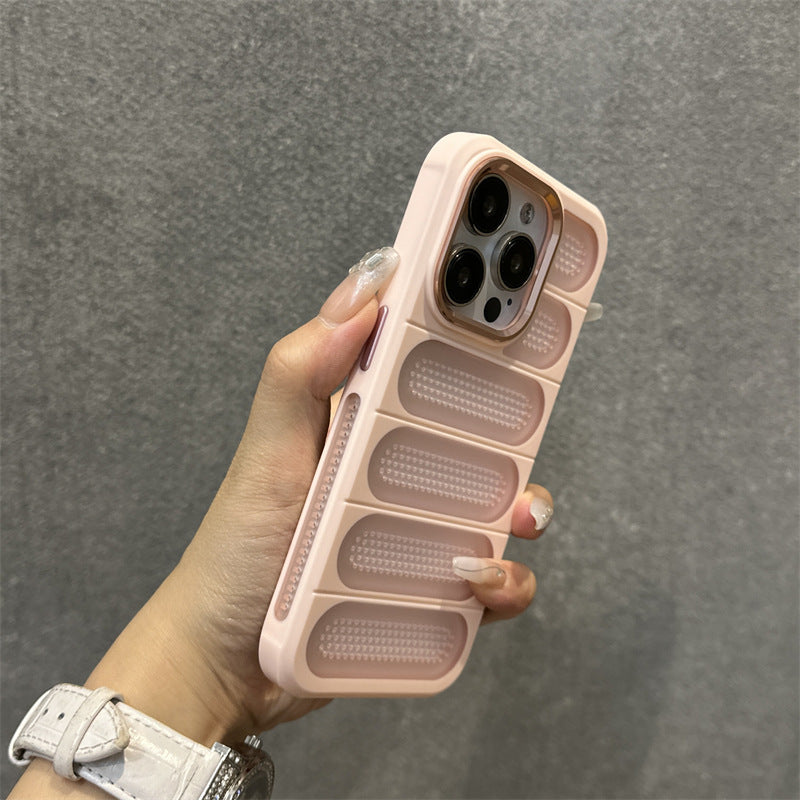 Honeycomb Breathable Phone Case Heat Dissipation Drop-resistant Protective Cover