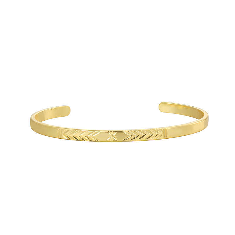 Carven Design Pattern Bracelet Simple Personalized All-match Cold Style