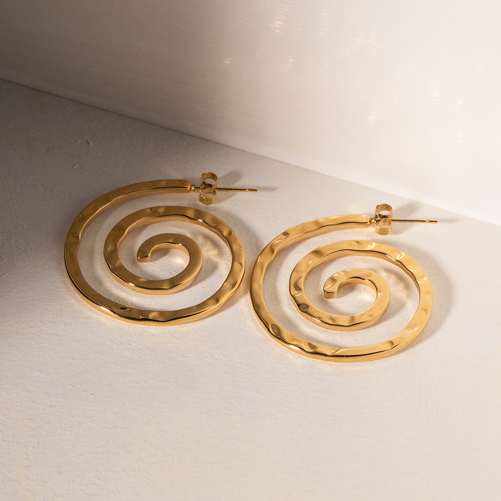 Women's Fashion Mosquito Coil Geometric Earrings