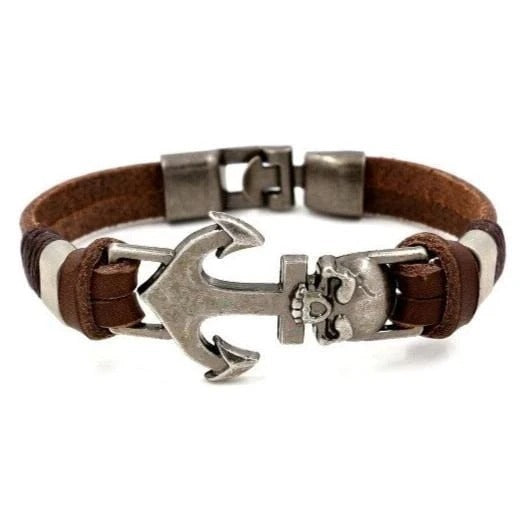 Men's leather bracelet bracelet