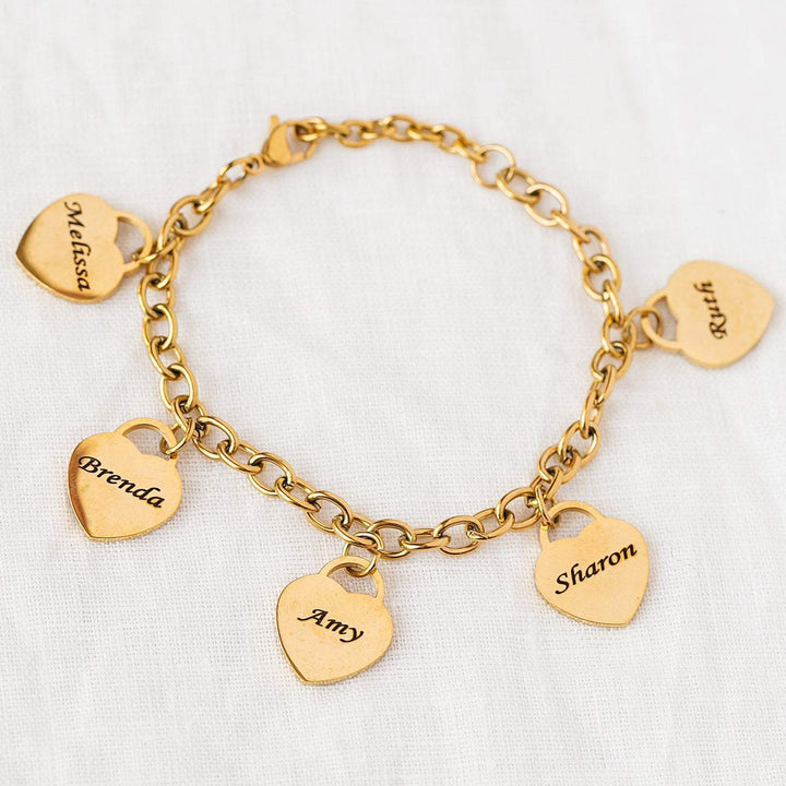 Love Engraved Bracelet Stainless Steel DIY