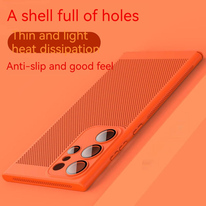 Honeycomb Heat Dissipation  Anti-fall Silicone Mobile Phone Case