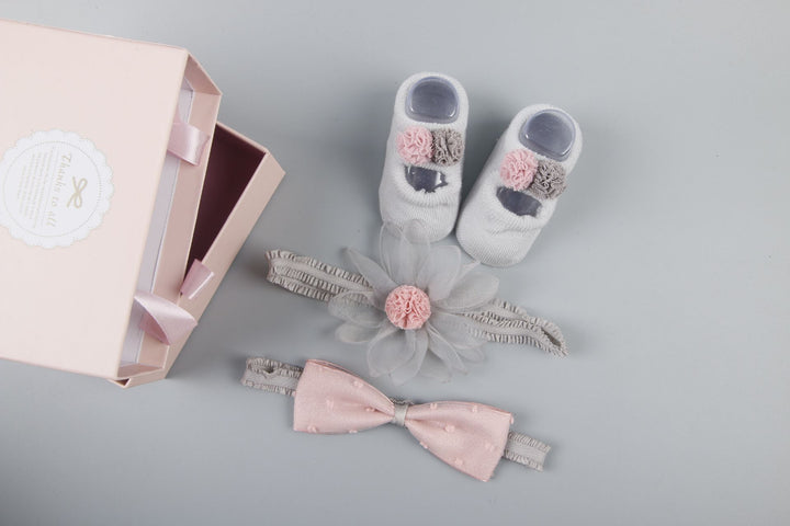 Accesorii pentru păr nou pentru copii Socks and pantofi set set