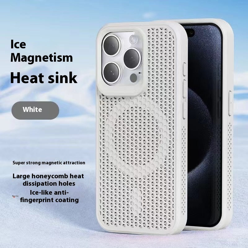 Simple Honeycomb Mesh Magnetic Phone Case