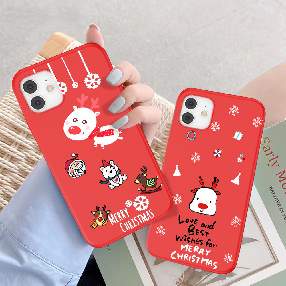 Christmas Day Theme Mobile Phone Soft Case