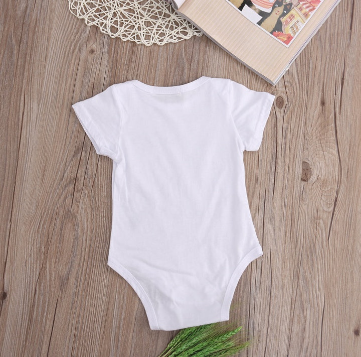 New Infant Baby By Boy Clothes Girl Babygrowth Playsuit Romper I Hooked Daddys Heart Newborn Baby Clothes UNISEX BABY Rompers