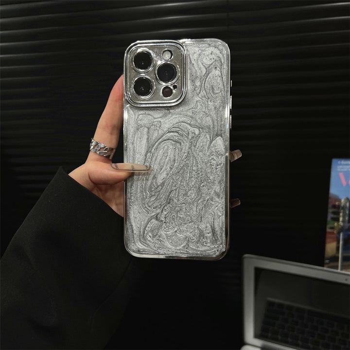 Advanced Cement Gray Mirror Phone Case