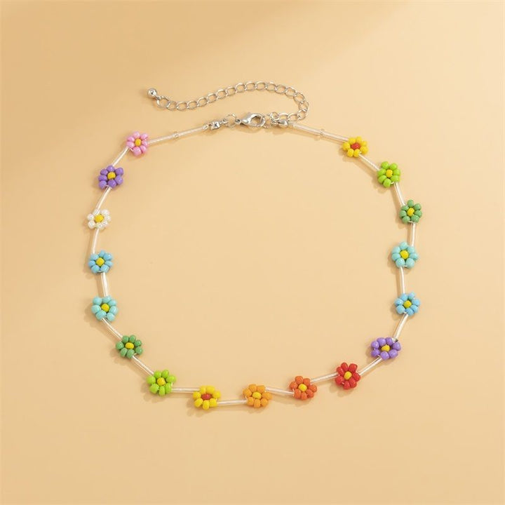 Japanese And Korean Ins Style Handmade Beaded Necklace