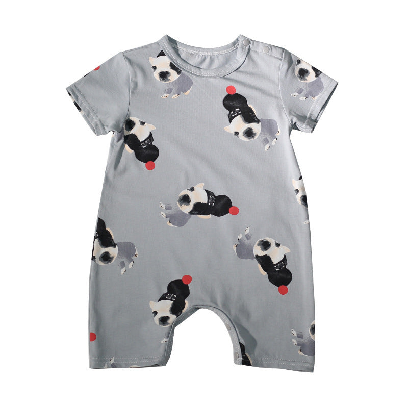 Short sleeve baby bodysuit