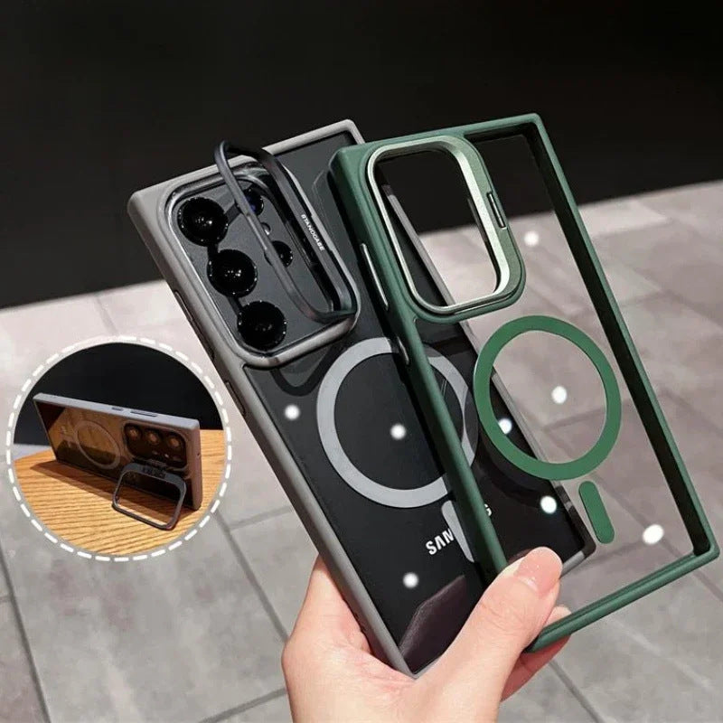 Phone Case Magnetic Lens Frame Metal Bracket