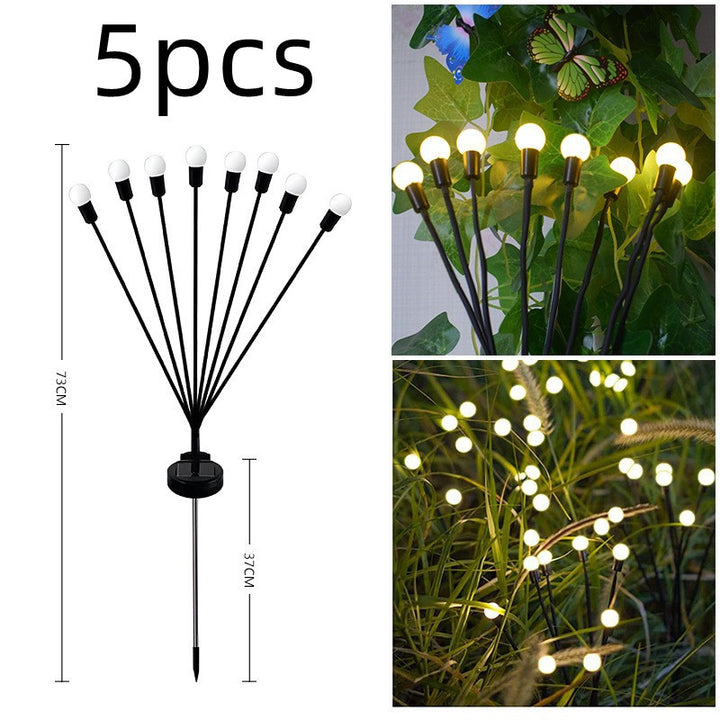 LED Pneumatic Firefly Ground Plug-in Lamp