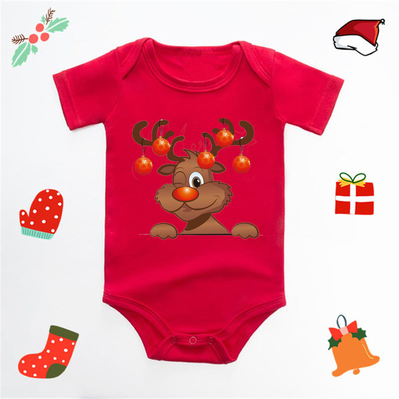 Baby Romper Jumpsuit Red Fart Clothes