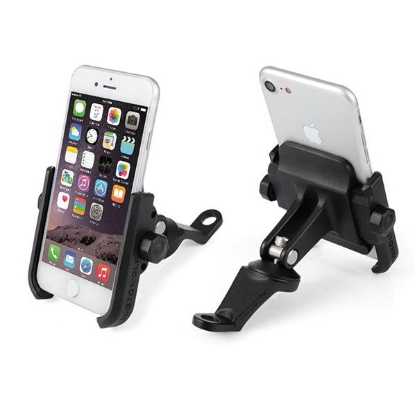 DEROACE Bicycle Phone Holder Universal Support Telephone Handlebar Mount Bracket Electric Vehicle Aluminum alloy Phones Holders